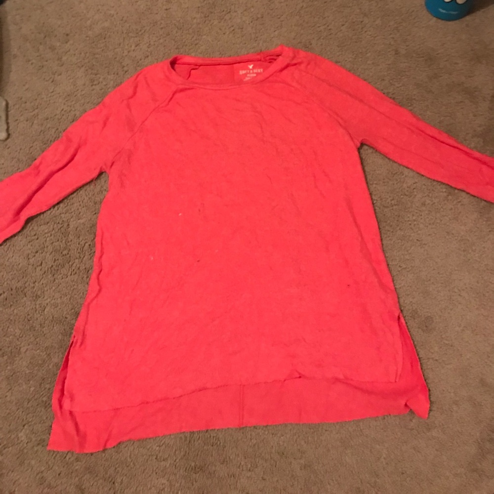 Salmon American Eagle Soft & Sexy sweater